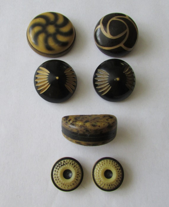 reserved for bev 7 vintage black buttons celluloid reserved for bev 7 vintage black buttons celluloid