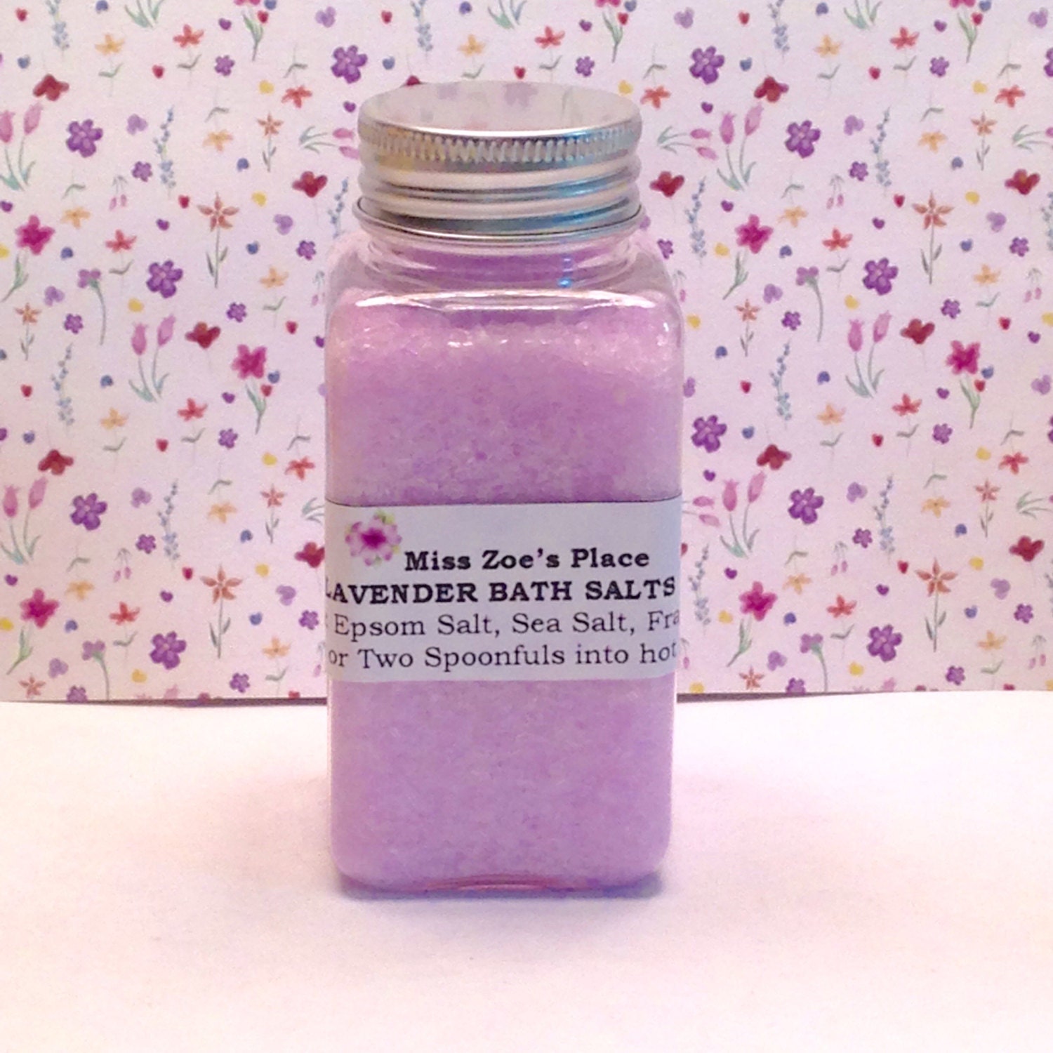 LAVENDER Bath Salts Natural Skin Care Calming Bath Body