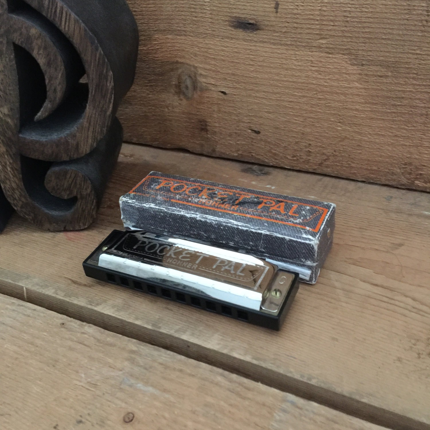 Hohner Pocket Pal Harmonica In The Key Of C Original Box