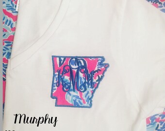 lilly pulitzer monogram shirt