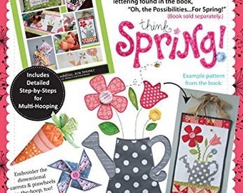 KimberBell Oh The Possibilities for Spring Companion Embroidery CD KD519