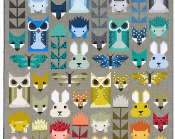 Fancy Forest Quilt Pattern by Elizabeth Hartman
