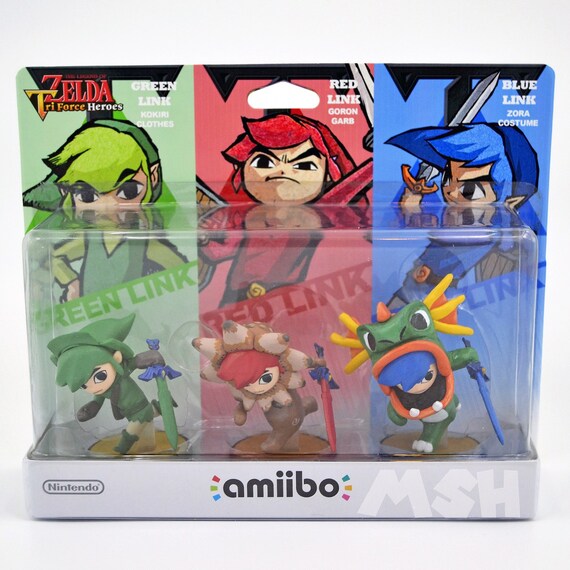 Items similar to Custom Triforce Heroes Toon Link Amiibo on Etsy