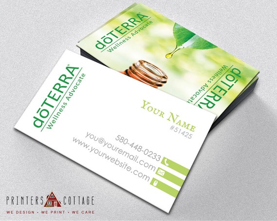 DoTerra Business Cards DoTerra Business Card By APrintersCottage