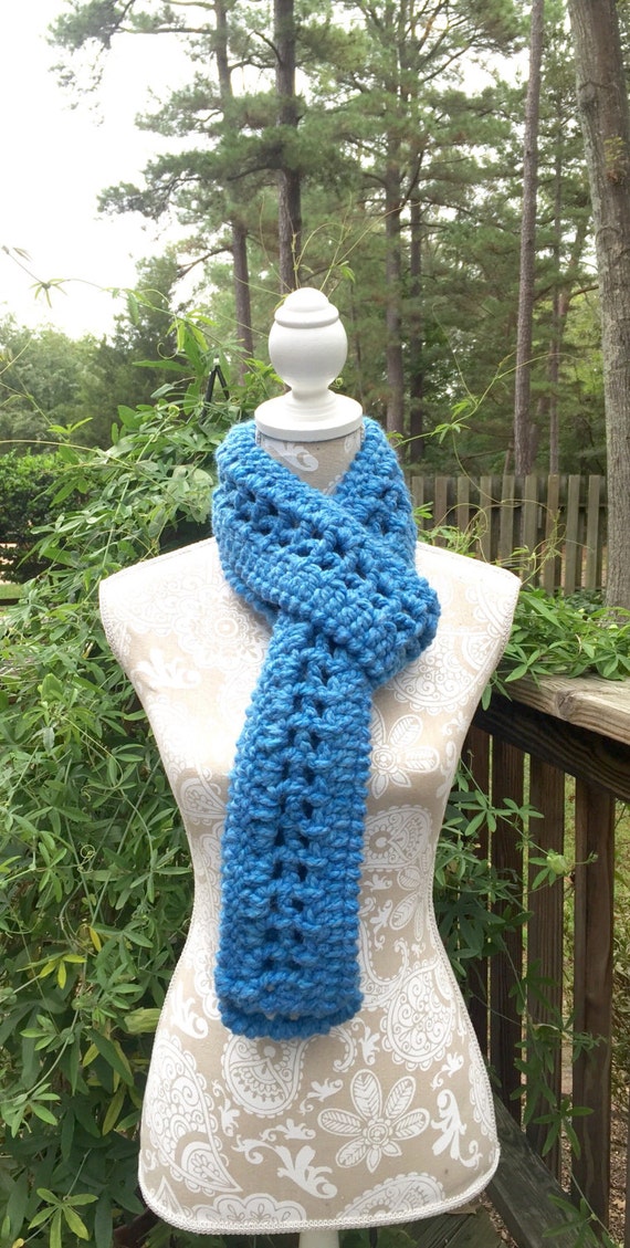 how scarf crochet long Long Scarf Scarf Crochet Narrow Skinny Scarf by