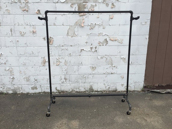 Rolling Pipe Rack Double Hook