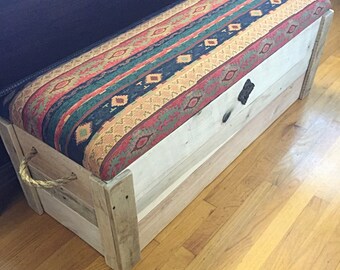 Hope chest- Entryway bench - Toy box -Storage bench - Storage chest - 48"x17"x18" - The Titan