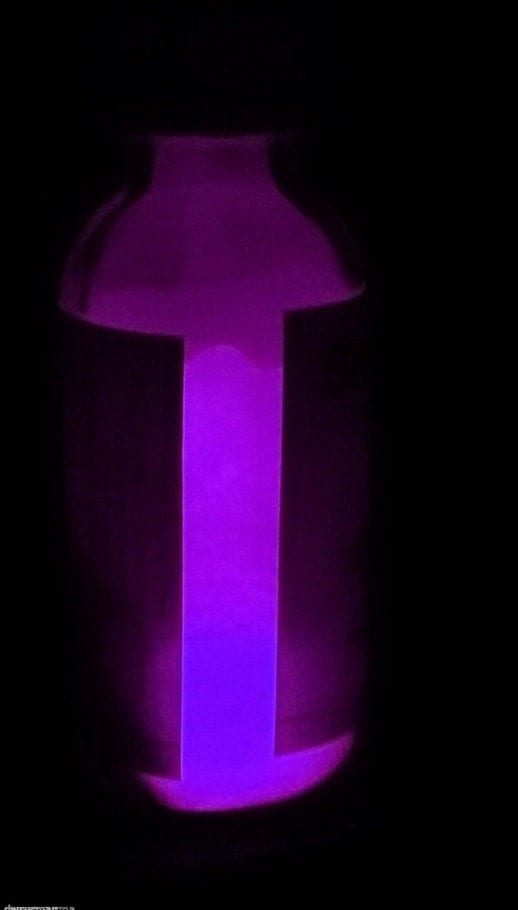 Strontium Aluminate Purple Glow in the Dark powder 25 Grams