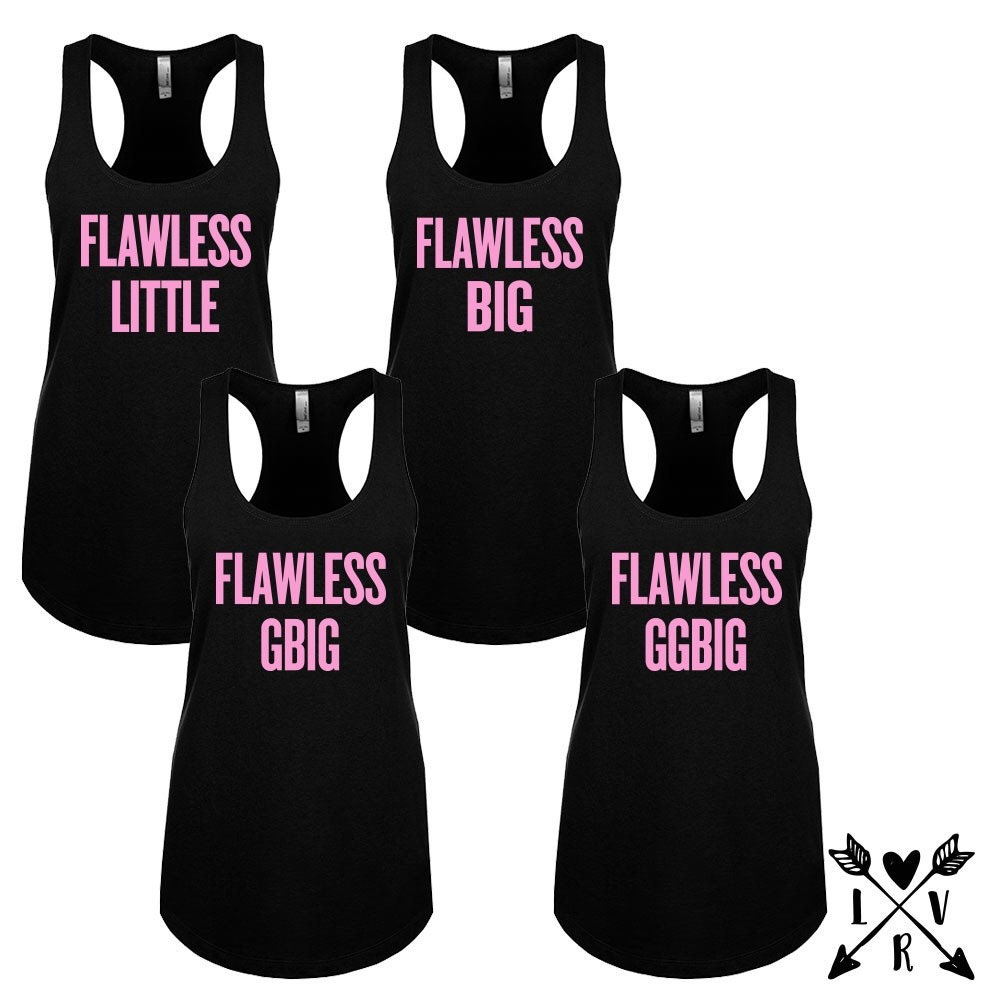big and little sorority shirts flawless little flawless