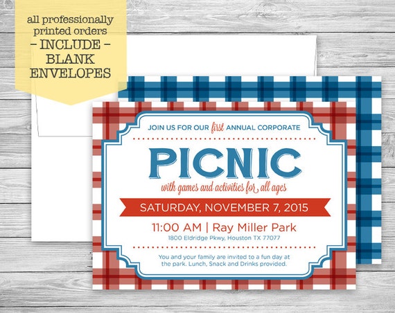 Corporate Picnic Invitation 4