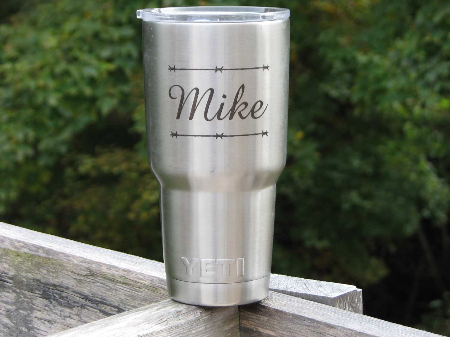 Personalized laser engraved Yeti Rambler by TimberCreekCountry