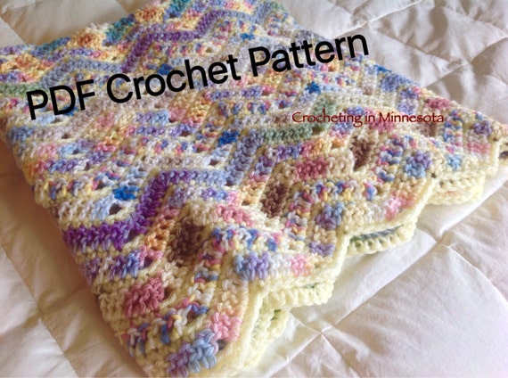 easy beginner afghan crochet patterns free variegated yarn