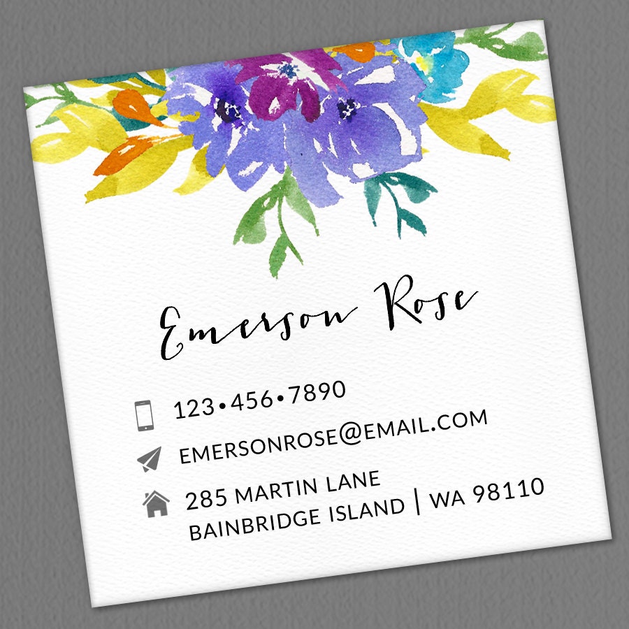 Personalized Business Card Calling Card Contact Card