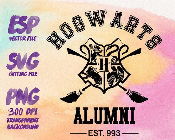 Hogwarts alumni Clipart SVG Cutting ESP Vectors files T