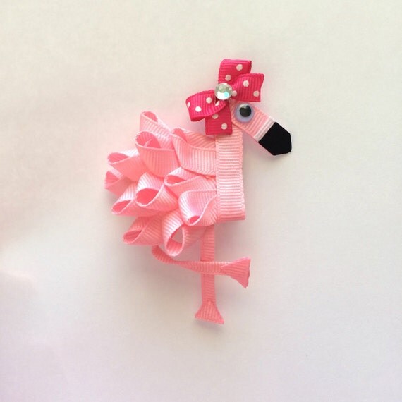 Flamingo Hair Clip