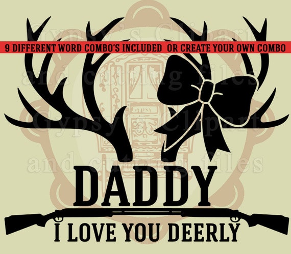 Hunting SVG Deer SVG Daddy Daughter Fathers Day Baby Onsie