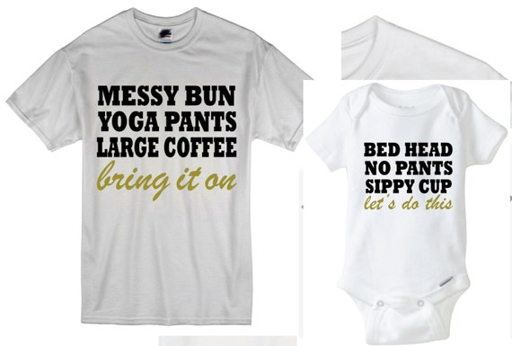 Download Messy Bun Bed Head Tee-Onesie Shirt Design by DesignsByTristan