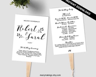 Wedding Program Fans Heart Shop Tea Length Wedding Program Fans