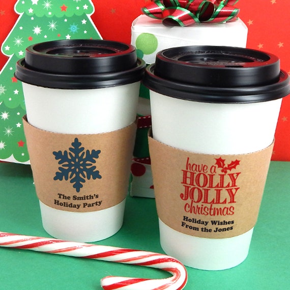 Christmas hot cup sleeves