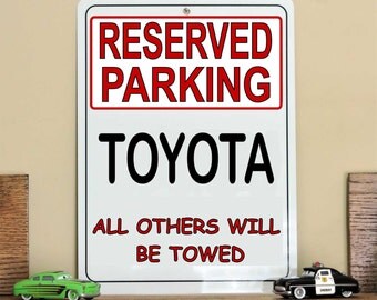 Toyota parking only