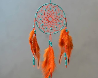 red white and blue dream catcher
