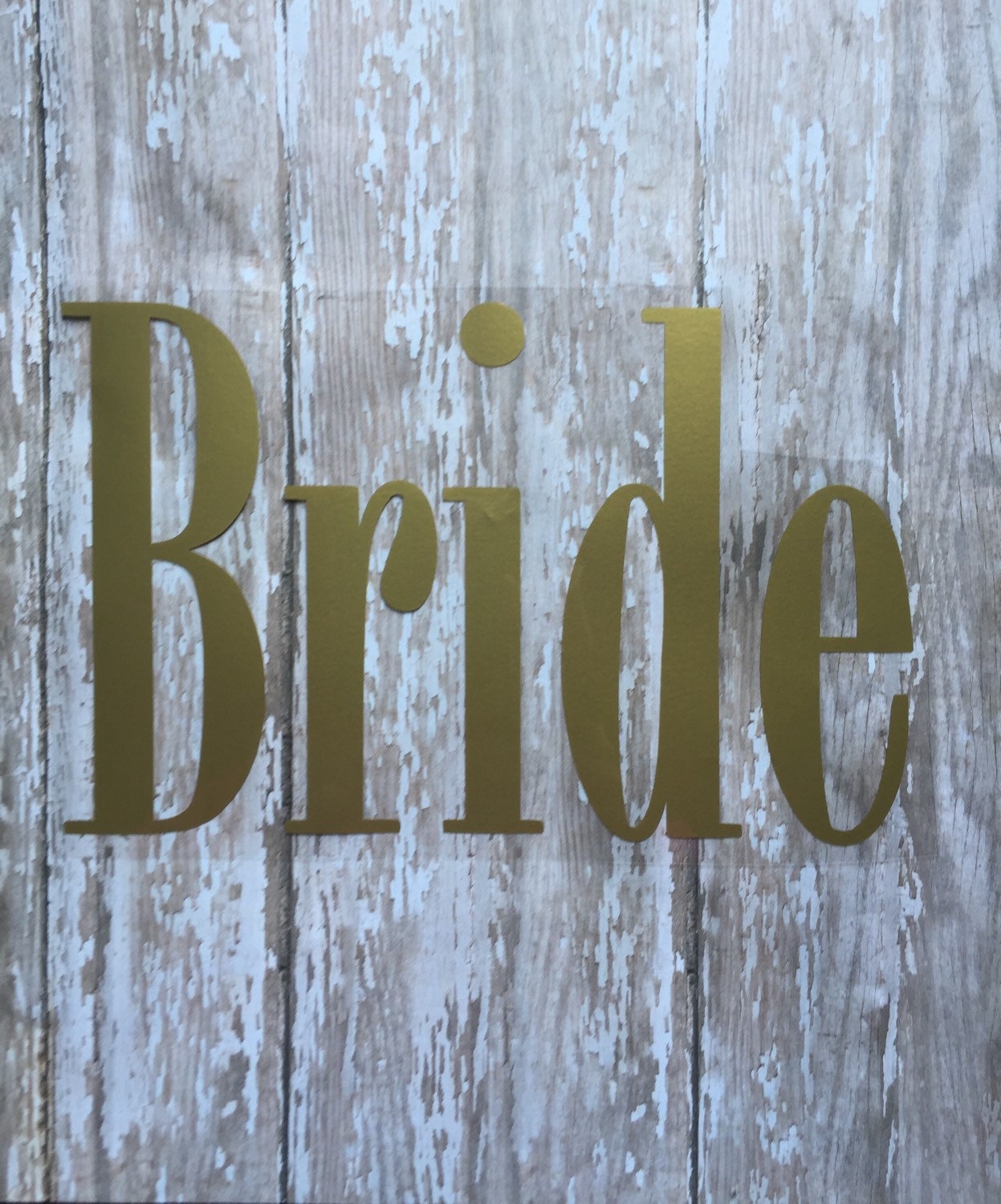 Bride Iron on Decal/ Bride Vinyl Decal/ Wedding Party Decals/