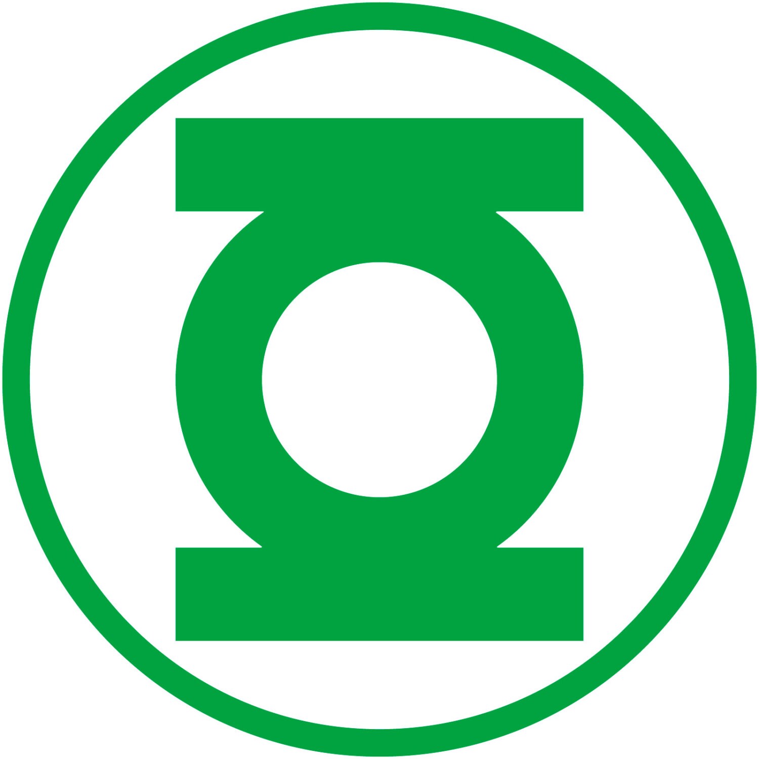 Green Lantern Circle Logo Decal Sticker Car Truck Window