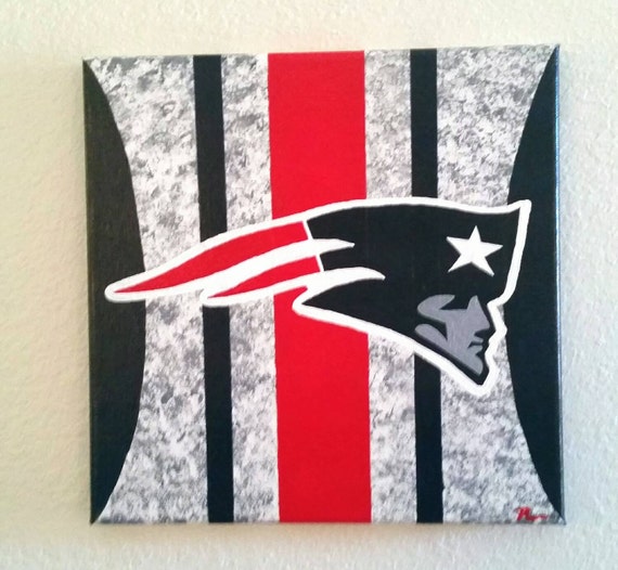 New England Patriots Original Artwork Painting by ArtByTrevarrow