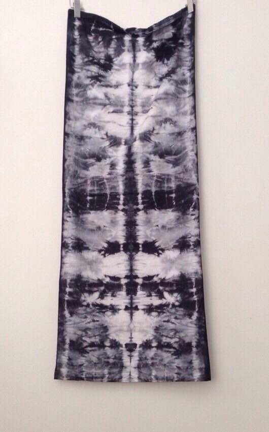 Body Pillow Cover Shibori Grey Black and White by ...
