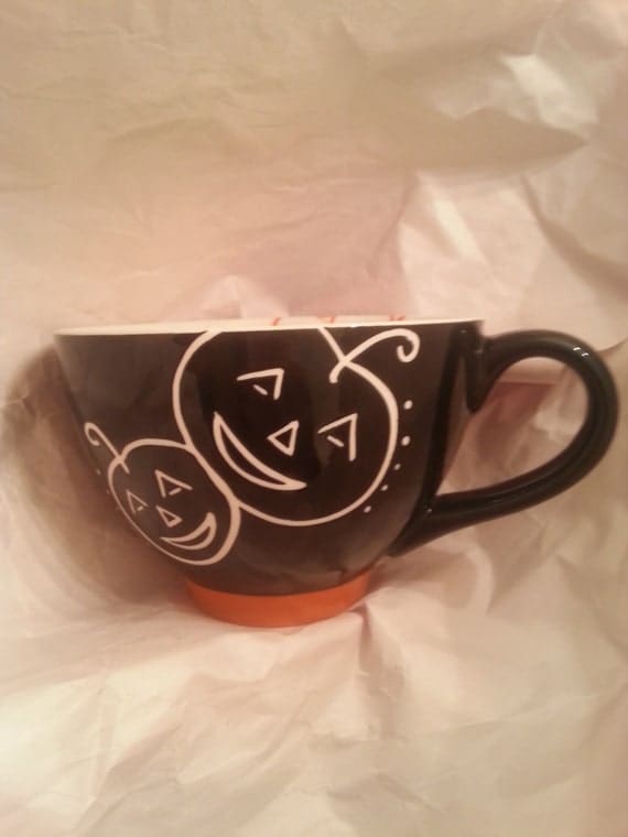 Halloween Mug Starbucks
 Starbuck s coffee mug Starbucks Halloween by meanmuggn on Etsy