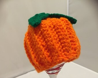 Pumpkin hat // pumpkin // pumpkin beanie // halloween pumpkin beanie // thanksgiving pumpkin hat // thanksgiving pumpkin