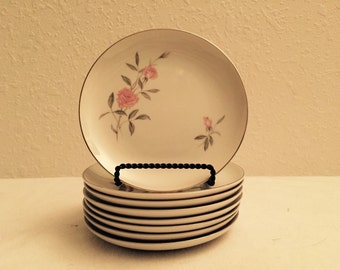 Lynnbrooke Fine China Set of 8 Dessert Plates
