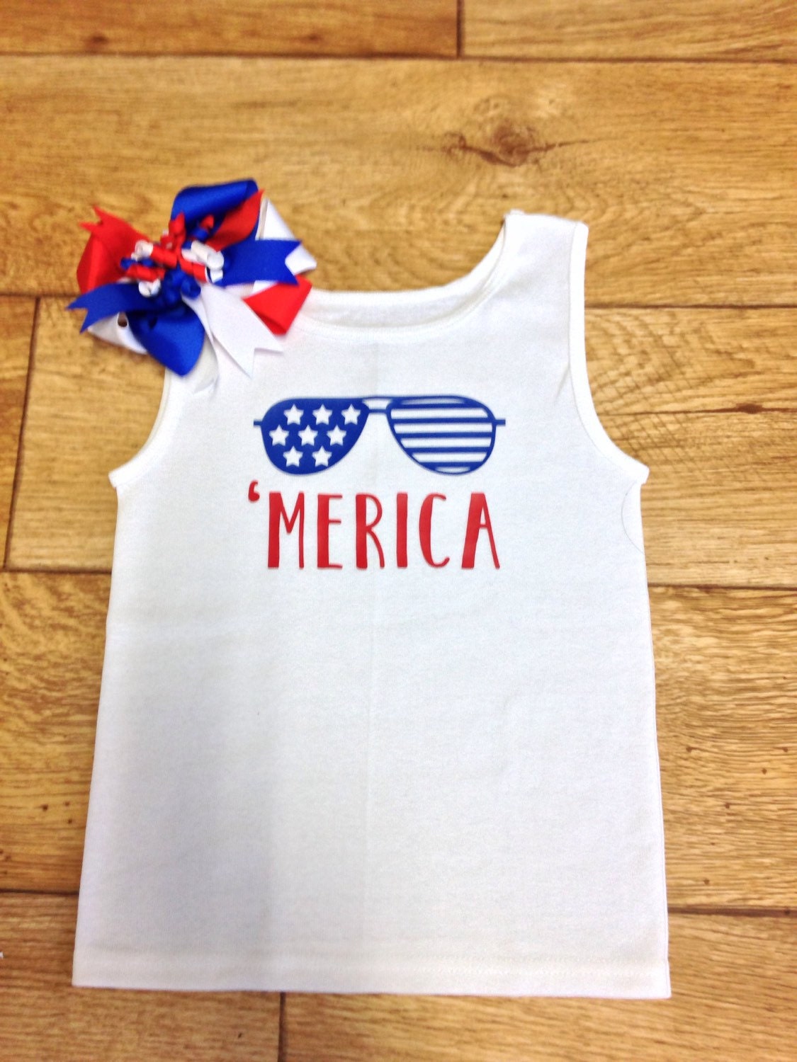 4th of July Vinyl Shirt Fourth of July Girls Shirt Vinyl