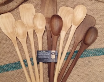wooden spoons and spatulas