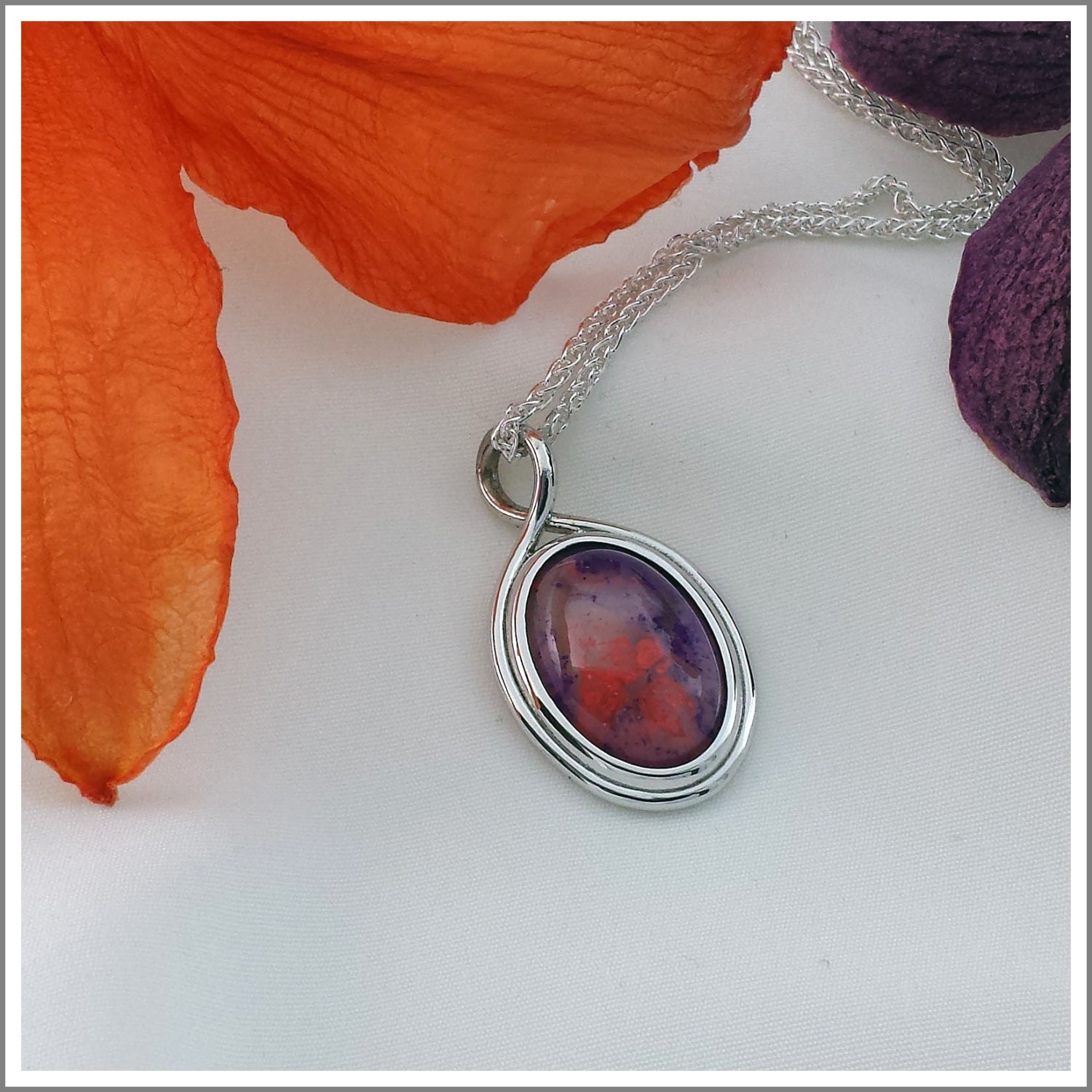 Flower Petal Jewelry Keepsake Jewelry Memorial Jewelry