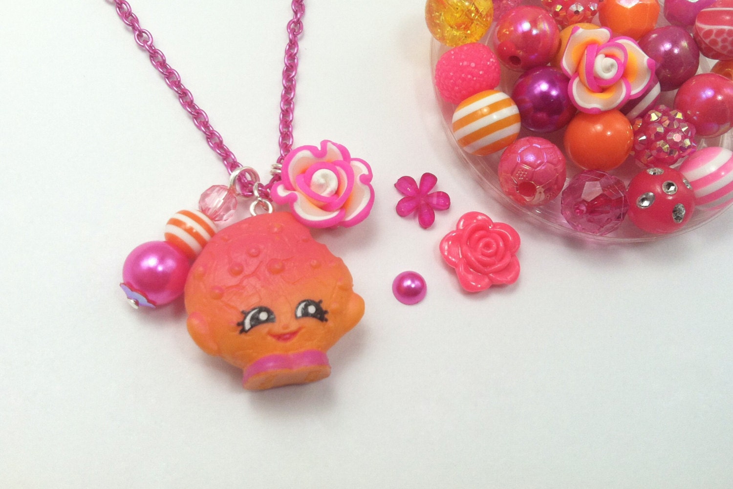Shopkins Kooky Cookie jewelry set necklace bracelet and