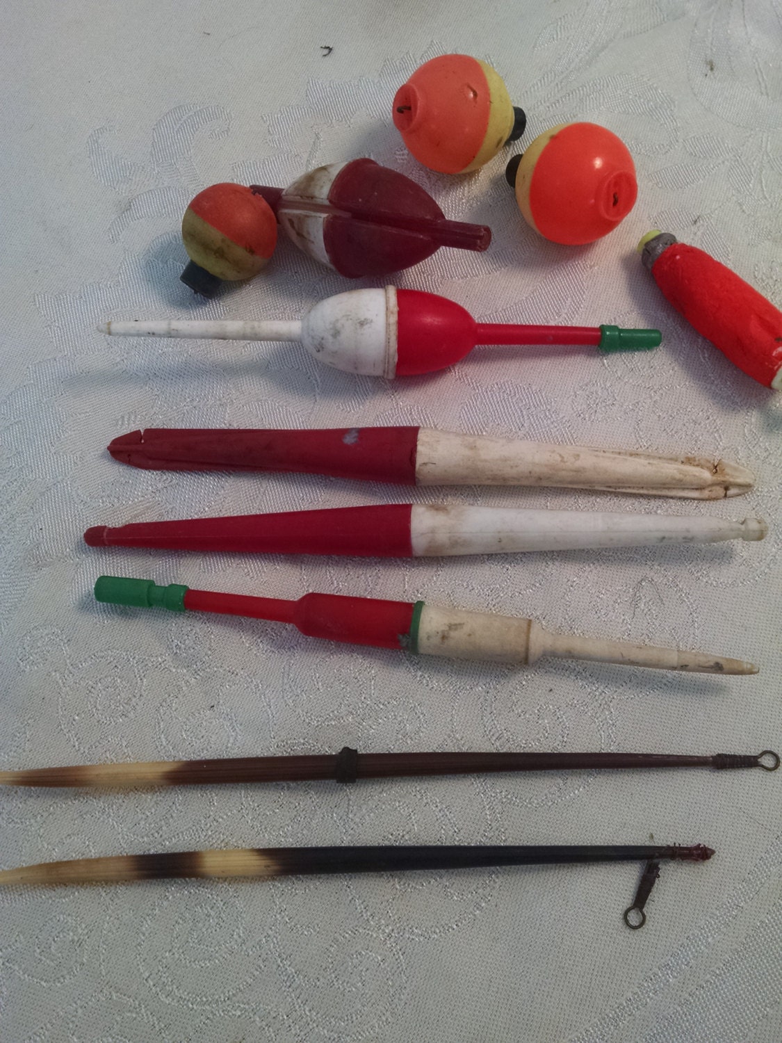 Vintage Fishing Bobbers Wooden Bobbers Fishing vintage