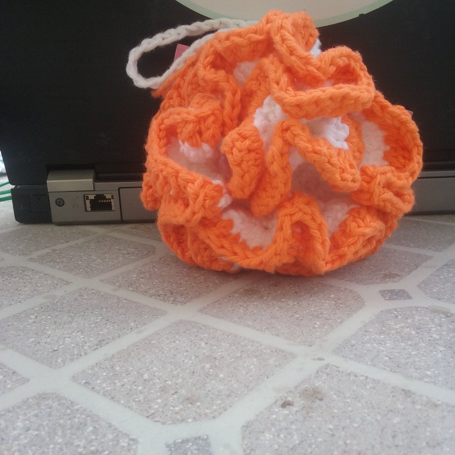 crochet bath scrubby