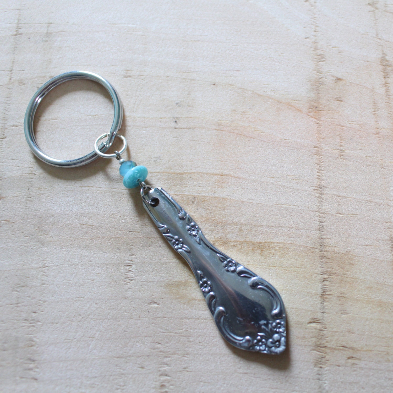 Floral Spoon Handle Keychain