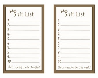 shit list – Etsy