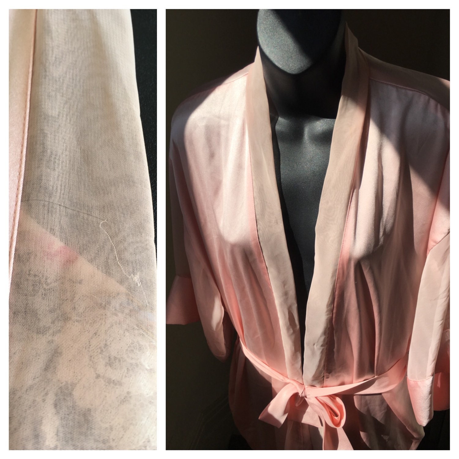 SALE Vintage Victoria's Secret Pink Robe Vintage