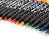 SET 24pcs 24 Colors - SAKURA Koi Coloring Watercolor Brush Pens for Students Graphic Artists Designers Illustrators Architects Cartoonists