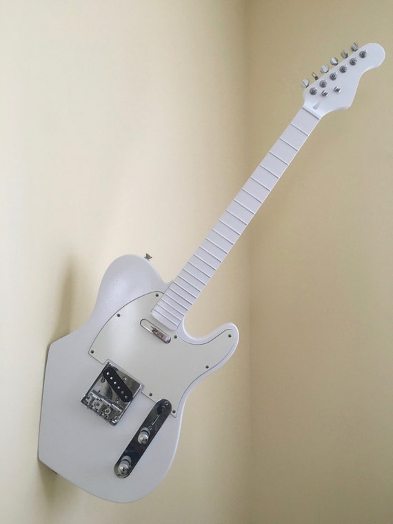 Handmade Hanging Guitar Wall Art Fender by RealGuitarArt on Etsy