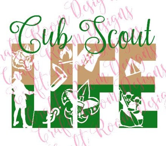 Cub Scout Life SVG Design by CraftRmDesigns on Etsy