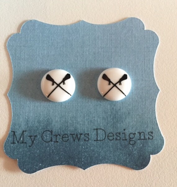 Lacrosse Earrings Stud Earrings Lacrosse Gifts Stocking
