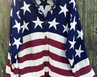 rl american flag sweater