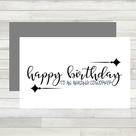 Printable Birthday Cards For Coworker Printable Word Searches