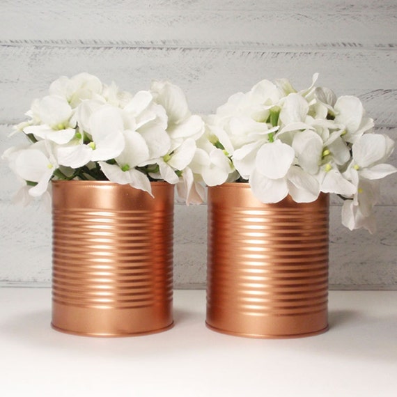 Brand New Trending Painted Tin Cans Wedding