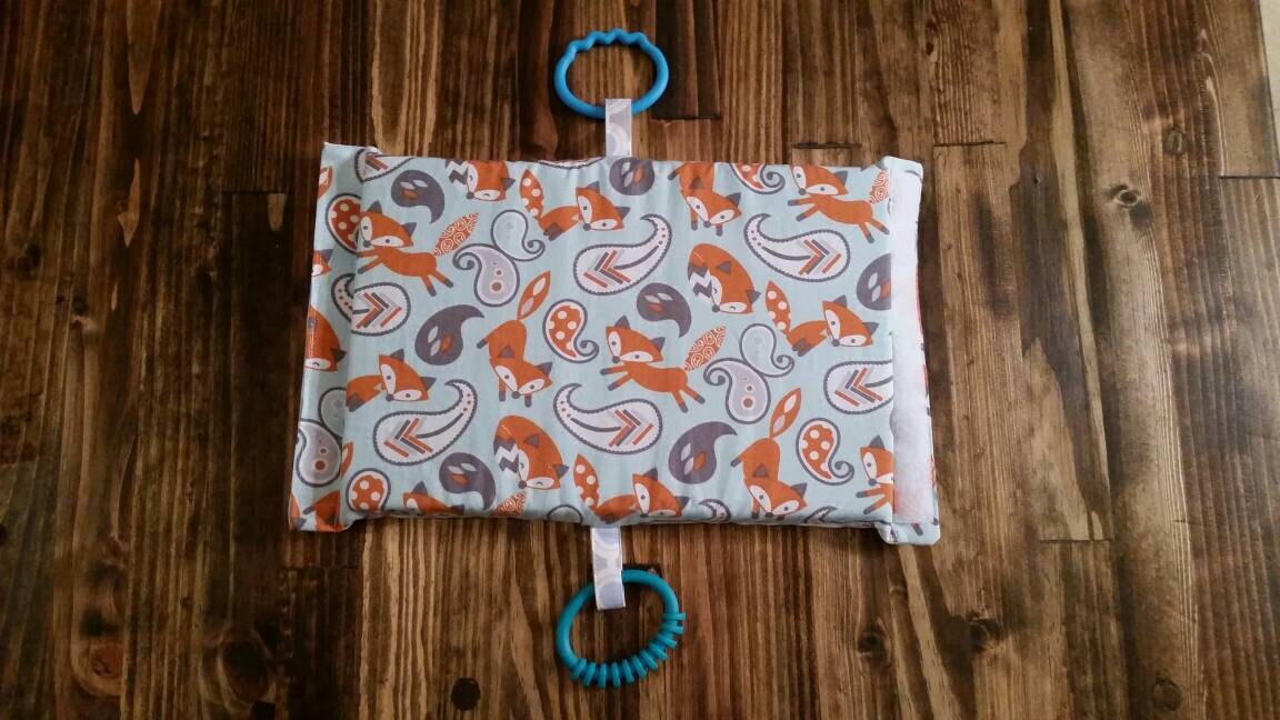 REVERSIBLE Infant Carrier Cushioned Handle Cover