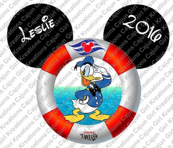 Donald Duck Disney Cruise Life Preserver by CajunGirlKreations